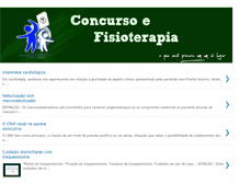 Tablet Screenshot of concursoefisioterapia.com